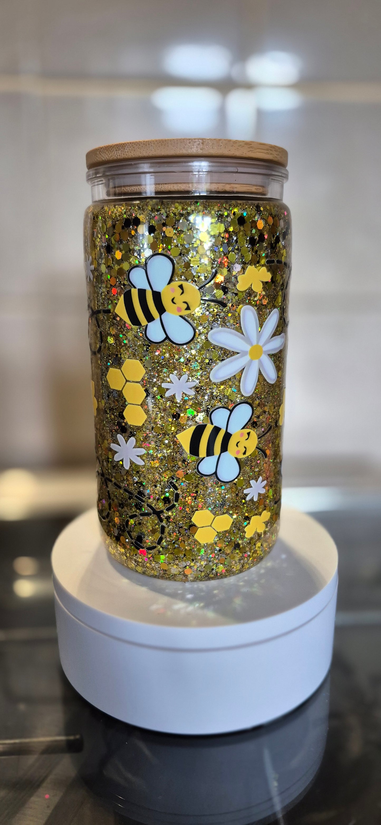 Pre-made snowglobes