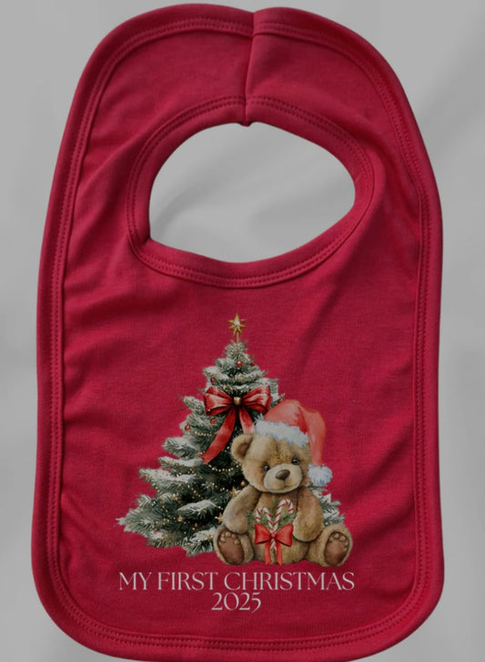 My first Christmas bib