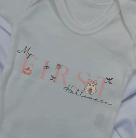 Halloween baby vests