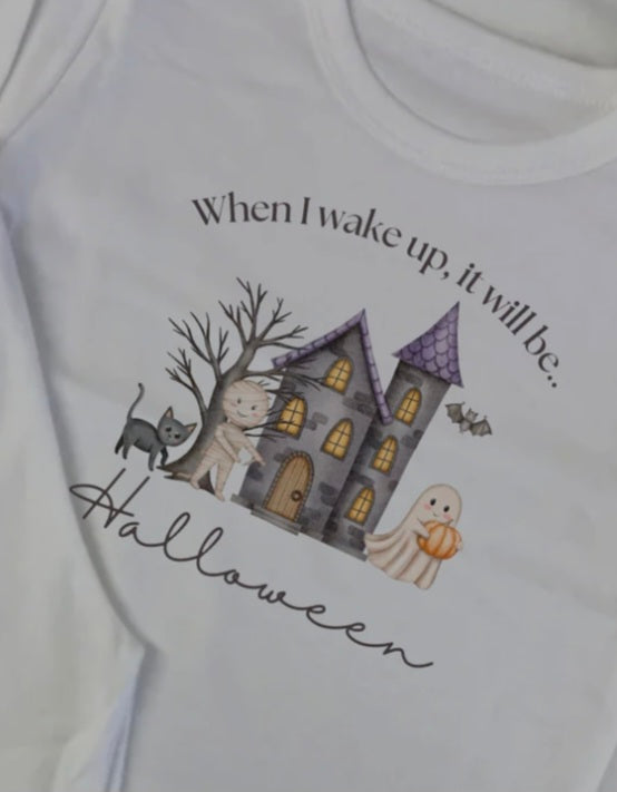 Halloween baby vests