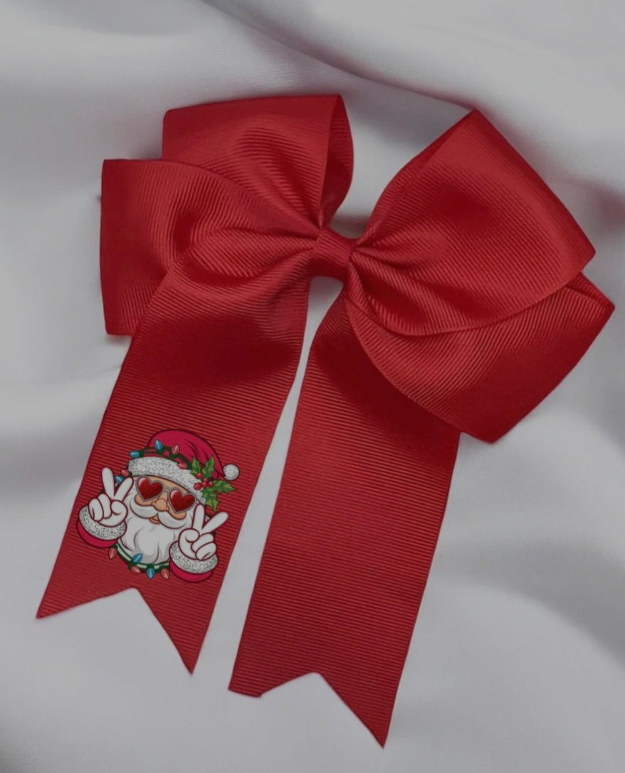 Christmas hair bows