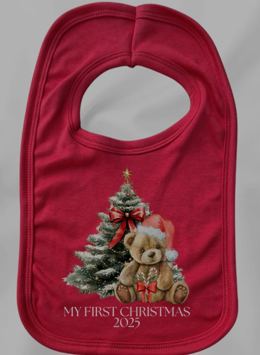 My first Christmas bib